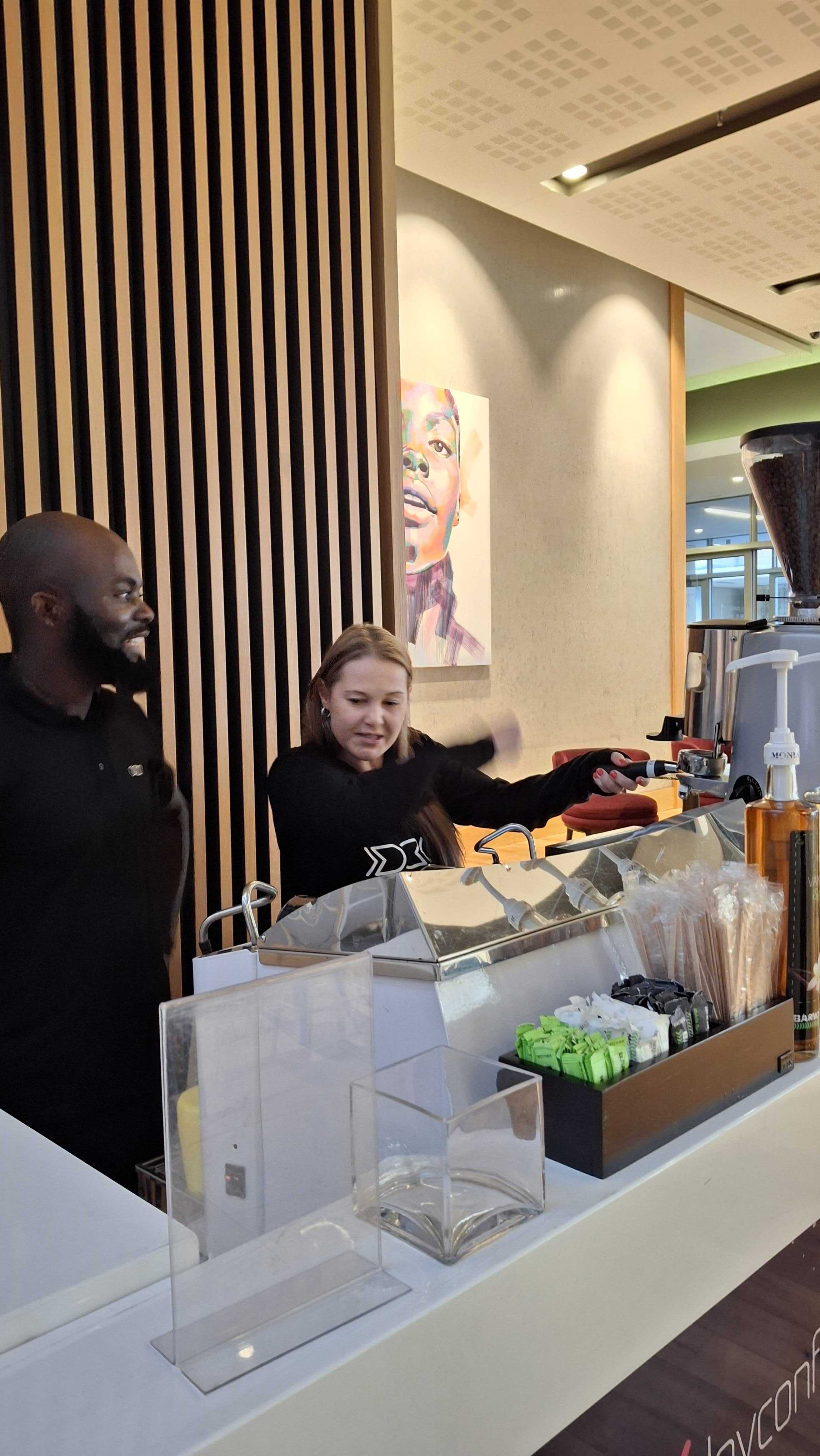 Candice needs to make sure she is happy with every aspect... even making the coffee!